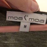 Moa Moa Green Top with Shoulder Cut Outs Size Medium Photo 1