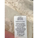 EXPRESS  Ivory Baroque Tiered Lace Boho Festival Fairy Cottage Tank Top Sz S Photo 7