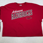 Hanes Arkansas Razorbacks Red Crew Neck Sweatshirt Women's Large Photo 0