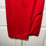 Lavish Lice Red Lavish Alice Deep Bandeau Asymmetric Hem Midi Dress Size US 4 (UK 8) Photo 4