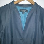 Larry Levine Signature  16 Gray Fitted Skirt Suit Plus Photo 10