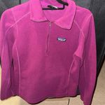 Patagonia Women's XS Purple Fleece 1/4-Zip Pullover Casual Hiking Top Photo 0