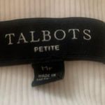 Talbots Corduroy Utility Jacket Collared Button Shacket Ivory Photo 4