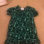 Hill House Green Floral Nap Dress Size M Photo 1