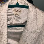 Michael Kors White Textured Blazer Size 14. Runs small EUC Photo 2