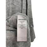 Zadig & Voltaire zadig voltaire XS Pure Cashmere Sweater Knit Metallic Silver Star Elbows Knit Photo 8