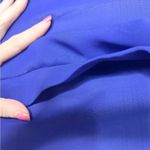 Ultra Flirt Royal Blue Sheer Sleeveless Blouse Top Size Medium Photo 3