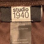Studio 1940  Brown And Blue Plus Size Skirt 26/28W Photo 2
