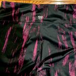 Forever 21 Purple Black Tie Dye High Rise Full Length Sport leggings size S Photo 5