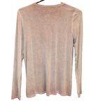 American Eagle Lace Up V Neck Shirt Small Light Purple Photo 1