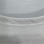 Double Zero Pale Gray Knot Front Short Sleeve Top Women’s Size Large Photo 4