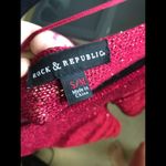 Rock & Republic red sparkle distressed sweater Photo 4
