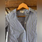 Kate Spade  classic navy stripe button down shirt Photo 1