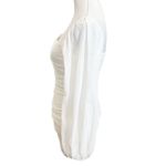 Hello Molly Whiskey Sour Mini Dress Bodycon Ruched White Womens Size S Photo 7