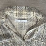 IRO Paris tweed open front shirt jacket with pearl snap buttons Photo 7