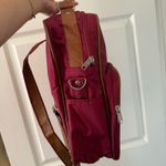 Vintage Dark Red Burgundy Doraemon Convertible Backpack Messenger Crossbody Bag Photo 2