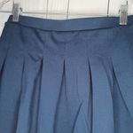 SO  Navy Blue Pleated Mini Skater School Girl Skirt Photo 2