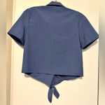 BCBGeneration  tie front top in blue size XS Photo 3