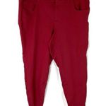 Torrid | Burgundy Red Stretch Comfy Pants Rayon Blend 24R Photo 0