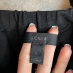 J CREW Black Ruffleneck Off The Shoulder Thick Blouse‎ Top Large L Photo 2
