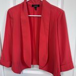 A Byer Women Orange Crop Blazer Sz M NWT made in Indonesia Long Sleeve Photo 0