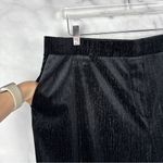 Vince Camuto NWT  Velvet Sparkly Glitter Straight Wide Leg Pull On Pants Plus 1X Photo 4