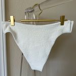 DEVON WINDSOR Cream Textured Bikini Size M Photo 4