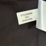 Madewell NWT  Puff-Sleeve Drop-Waist Midi Dress Black 6 Photo 7