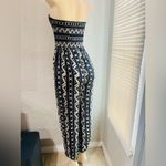 Urban Outfitters  Strapless Jumpsuit size small like new wide legs stretchy Photo 7