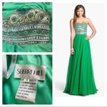 Sherri Hill  green prom dress maxi Photo 11