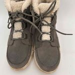Sorel Explorer II Next Carnival Gray Suede Shearling Ankle Boots Size 10 Photo 3