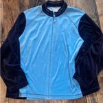 Sag Harbor  Blue and Navy Velour tracksuit set Photo 1