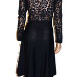 Vince Camuto  Black Lace Sheer Dress PS Photo 4
