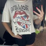 The Rolling Stones Cropped T-shirt Photo 0