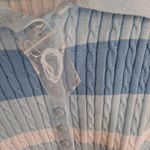 Classic Elements  Two Tone Blue and White Stripe‎ Sleeveless Polo Size 20/22 Photo 3