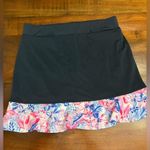 NEW! Stella Parker Golf Skort M | Blue w/ Pink Floral Ruffle Hem Tummy Control Size M Photo 0