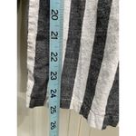 Cookies Wide Leg Cotton Crop Pants Size Large White/Black Tie Elastic Waist‎ Blue Photo 3