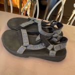 Teva  Strappy Sandal in Floral Print Blue Black Size‎ 8 Photo 2
