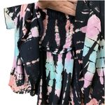 Surf Gypsy Tie Dye Cold Shoulder Top Size Medium Photo 6