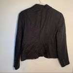 Cynthia Rowley One Button Cotton Blazer Black Photo 8