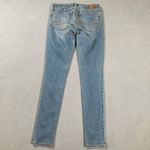 American Eagle VTG  Jeans Womens 4 Blue Jegging Super Stretch Light Wash Low Rise Photo 1