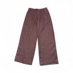 Madewell  women’s The Easy Pull-On Pant 100% Linen brown Size M NWT Photo 5