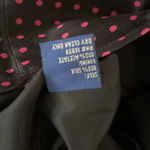 J McLaughlin silk pants 8. Black with‎ pink polka dot. Photo 6