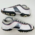Nike White Pink Silver Leather Golf Shoes Womens Size 6 *READ* Photo 10