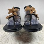 Soul Naturalizer Detail Sandals Women Size 9 M Black Espadrille Ankle Strap Photo 1