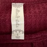 Altar'd State Long Sleeve Burgundy Waffle Knit Top Size Large Photo 5