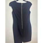Calvin Klein Black Dress Women Size 6 Classic Closet Staple Sheath Careerwear Photo 4