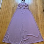Vintage Lavender Cottagecore Halter Maxi Dress and Shrug Purple Size M Photo 3