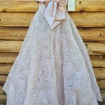 Mac Duggal 20584 Strapless Front Bow Knot Tulle Gown Dress Photo 6