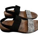 Munro Women's Pisces Sling Sandal, Wht/Blk Fabric Combo, Sz 9.5 Photo 7